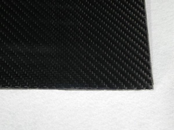 High Strength 1.5mm 3K Twill glossy Carbon Fiber Plate Sheet UAV use
