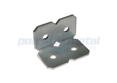 ISO Approved Construction Hardware , 25mm Building Framing Hardware Angle Brackets