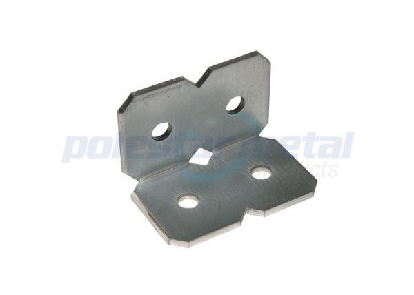 600mm Overall Length Zinc Plated Steel Stripping Flat Metal Brackets