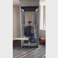 Elevador de cápsula espacial limitada Tipo de puerta automática Elevadores para el hogar sin engranajes 025-0.4 m/s