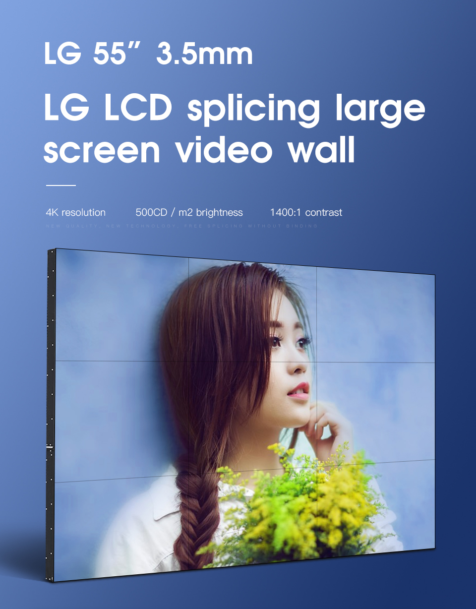 настенный дисплей шатона BOE LCD 0.88mm/1.7mm/3.5mm видео-