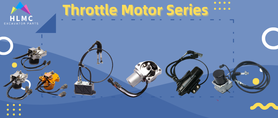 7834-40-2000 7834-40-2001 7834-40-3000 Excavator Throttle Motor PC120-6 PC130-6 PC150-6 PC200-6 PC210-6 PC300-6