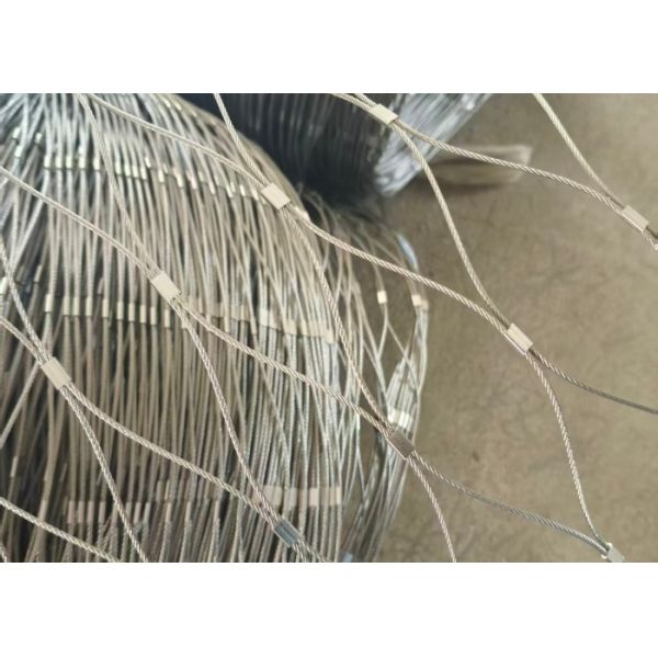 Anti-Falling Flexible 304 Stainless Steel Wire Rope Mesh for Security Protection Fence