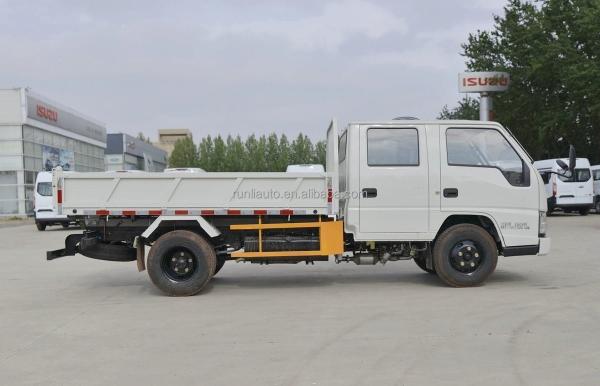 Prix d'usine JMC 4X2 116HP 3.19M Petit camion de déchargement mini-éclairé à bascule avec haute performance