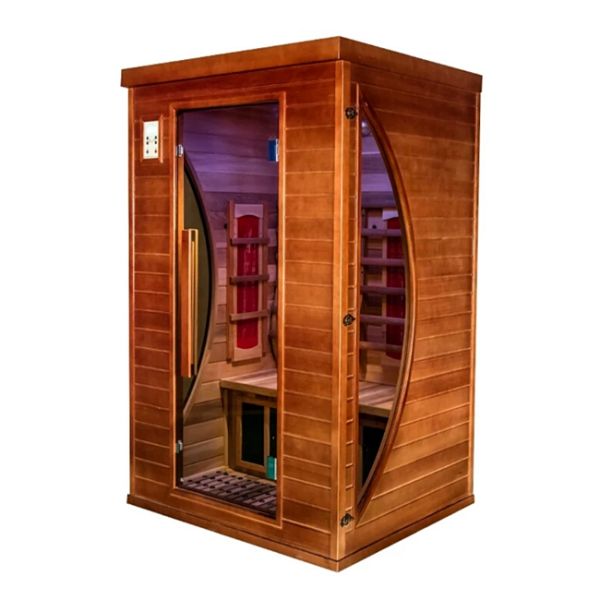 1750W Lose Weight Radiant Heat Saunas Canadian Hemlock Sauna