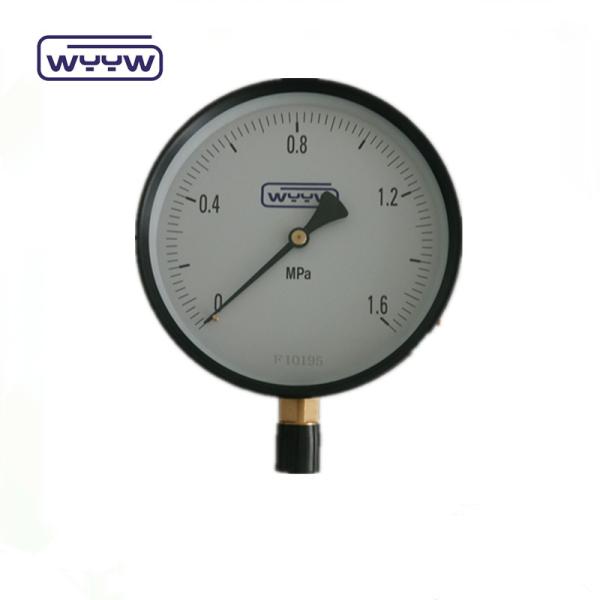 Análogo do manômetro de pressão de ensaio de gás natural Y-150 de fábrica 6 polegadas 150mm 0-1MPa 0-150psi manômetro de nitrogênio