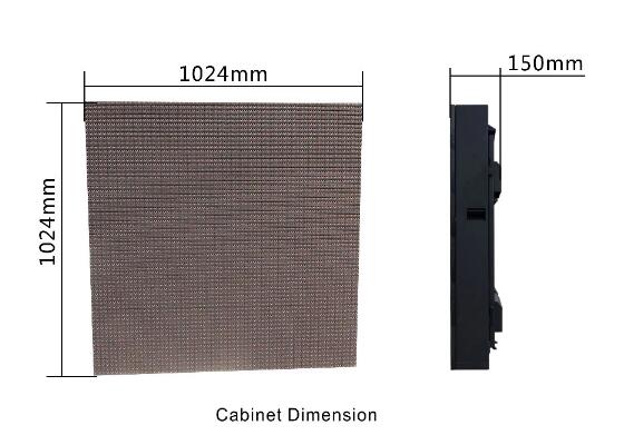 Outdoor Small Pitch Led Display SMD P4 Advertising Video Wall For Billboard