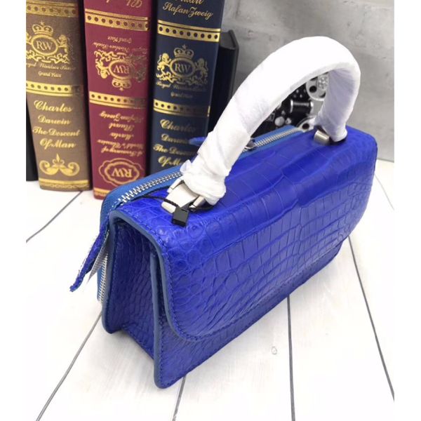 Authentic Crocodile Belly Skin Lady Small Purse Female CHIC Handbag Genuine Alligator Leather Women Cross Shoulder Bag