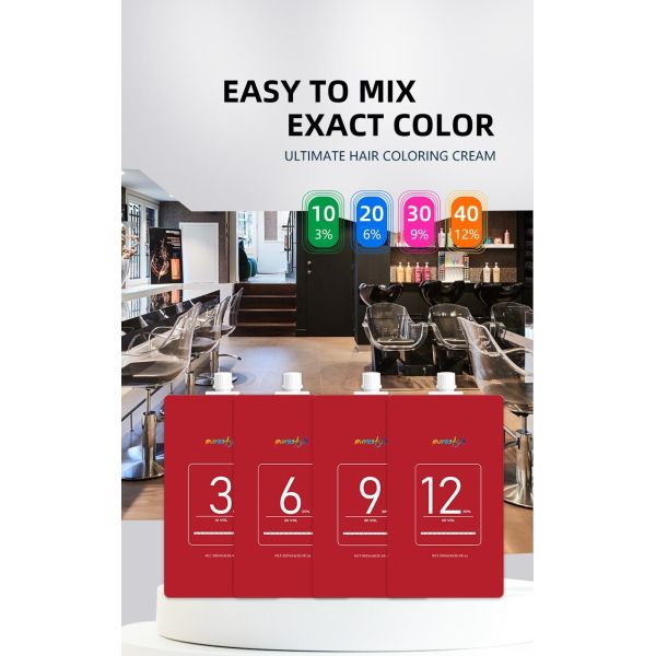Professional CANSE Oxidant Developer Cream Long-Lasting Hair Color Developer for Salon Dyeing Cream