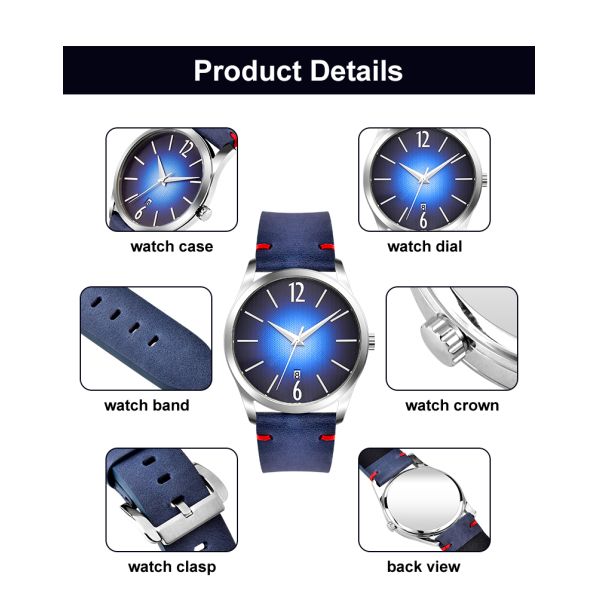 Движение GM10 Miyota дозора нержавеющей стали запястья 304L кварца