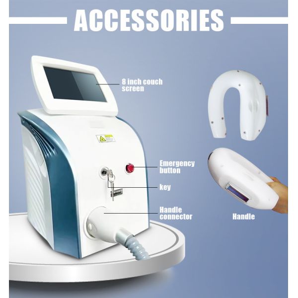 подмолаживание кожи удаления волос 690nm 750nm 808nm IPL