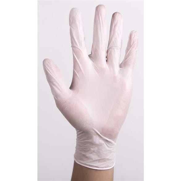 Clear Disposable Pvc Vinyl Glove Household  Waterproof 80mm 115mm Width