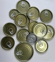 401 Diâmetro 99mm Resistência à ferrugem do tampão de estanho para latas EOE de tampa redonda aberta fácil