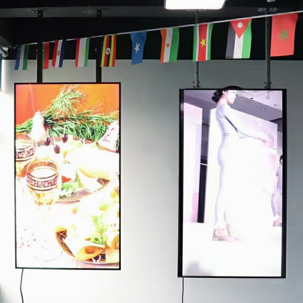 55-inch Customized Multimedia Smart Advertising Display Screen Outdoor Hanging Advertising Machine