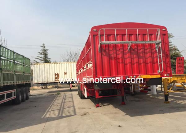 Cargo Transportation Fence Semi Trailer 40000kg For Heavy Load