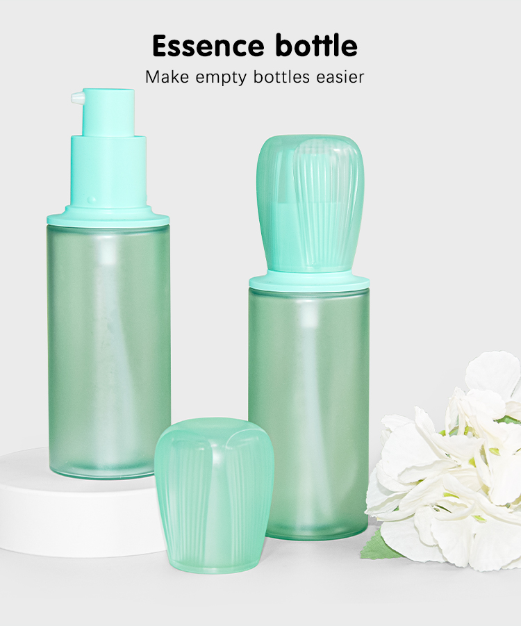 120 мл индивидуальная круглая форма лосьон насос бутылка Эссенция бутылка по уходу за кожей упаковка UKL32E
