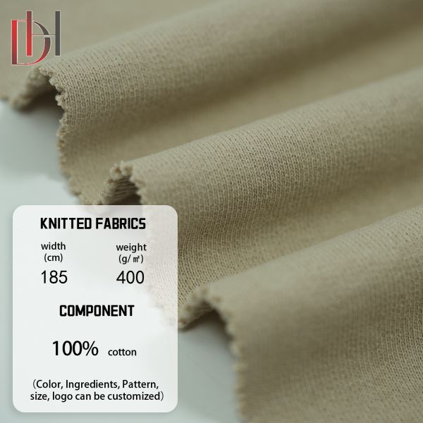 Combed 100% Cotton Premium Hoodie Fabric 400gsm Fleece Fabric