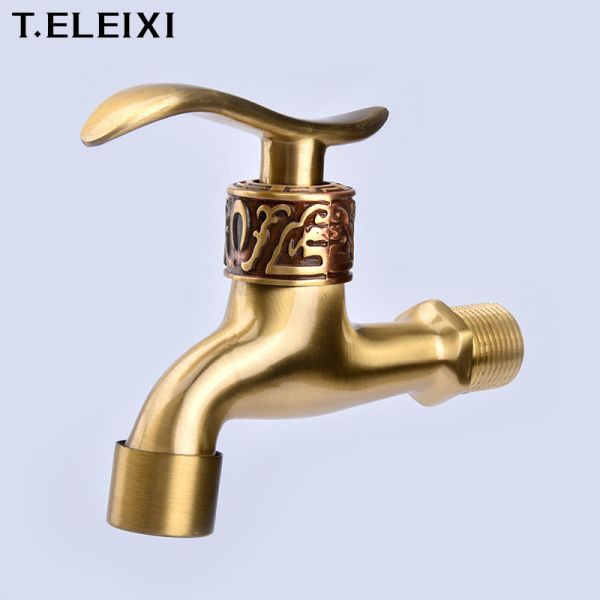 1/2 Inch Chromed Water Faucet Tap Brass Bibcock Wall Mounted