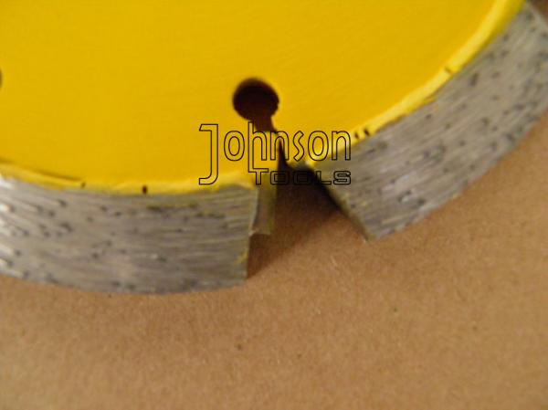 115 Mm Key Slot Tuck Point Diamond Blades For Dry / Wet Cutting