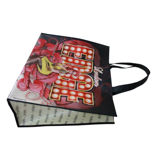 75g Colorful Nonwoven Fabric Reusable Carrier Bags With Customized Logo For Girls