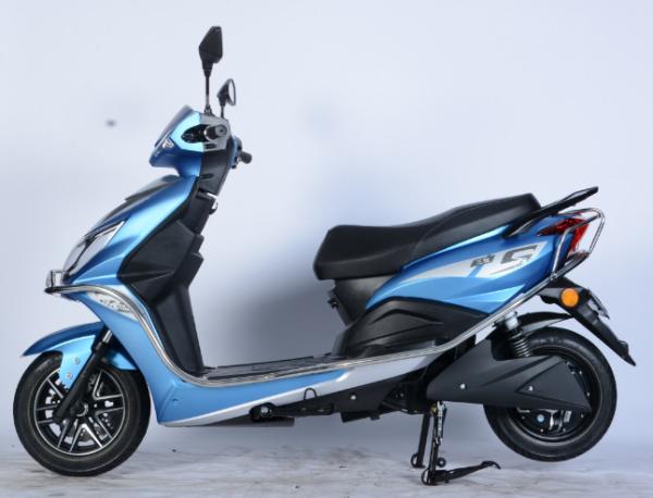 Blue Color Electric Moped Scooter , Road Legal Electric Scooter Moped For Adults 