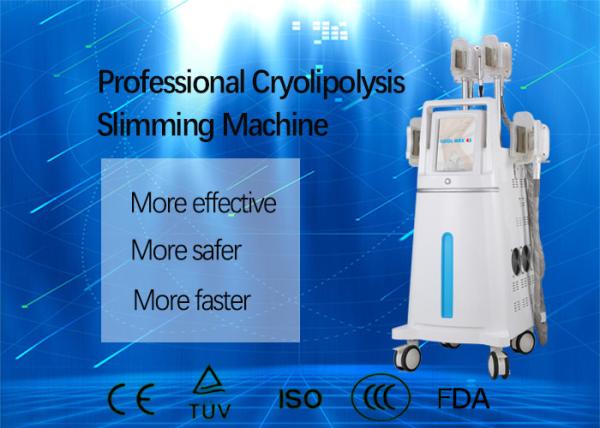 Effective Cryolipolysis Slimming Machine , 4 - Handle Body Fat Freezing Machine