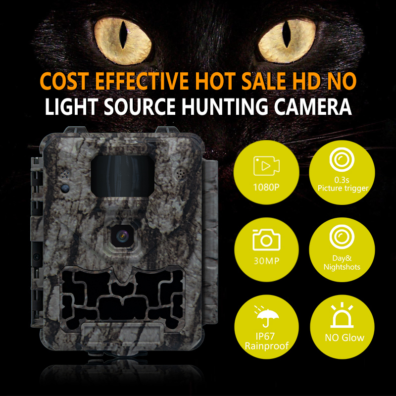 5.5 X 3.7 X 2.8 Inches Hunting Camera Forest Camera Motion Sensor Infrared Night Vision Wildlife Monitoring Trail Device
