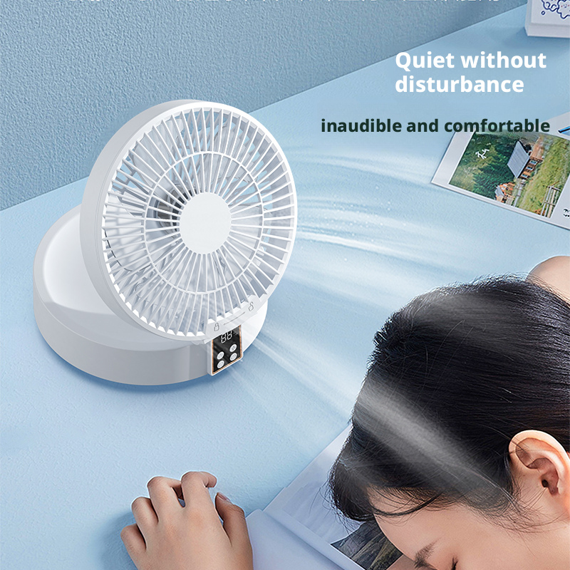 Household Portable Desk Fan Battery Powered Household Cooling Tool Custom Logo