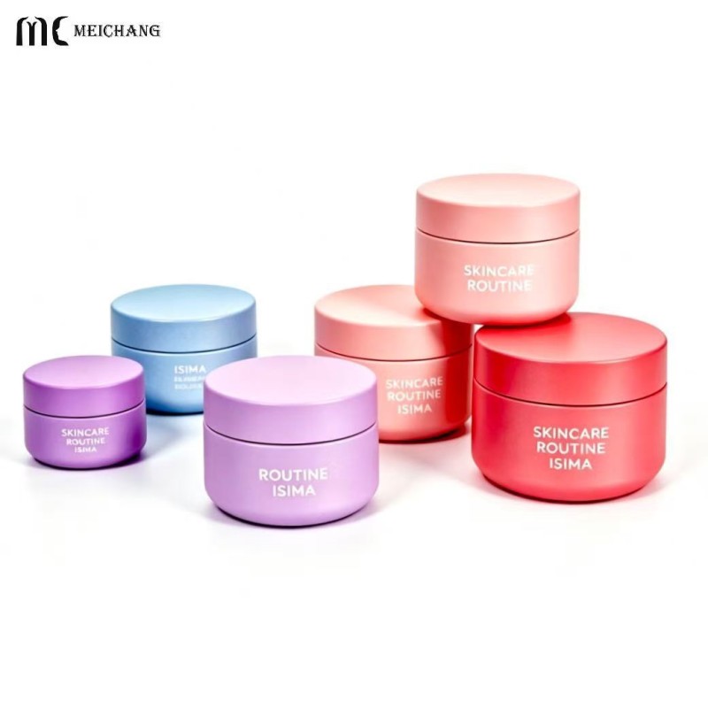 5G 10G 15G 30G 50G Custom PCR Electroplated double layer Cream Jar Dopamine Color Cosmetic Packaging for Skincare Brands(MC-P-556)