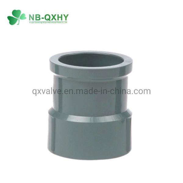 UV Protection Grey Color PVC NBR Male Adapter for Water Supply Connection Efficiency