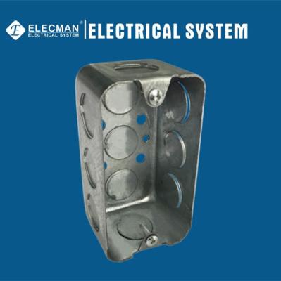 Handy Electrical Outlet Steel Receptacle Metallic Outlet Boxes 4X 2X 1-7/8
