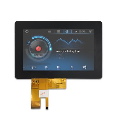 7 Inch PCAP Touch Screen 800x480 Resolution 300cd/m2 Brightness Transmissive