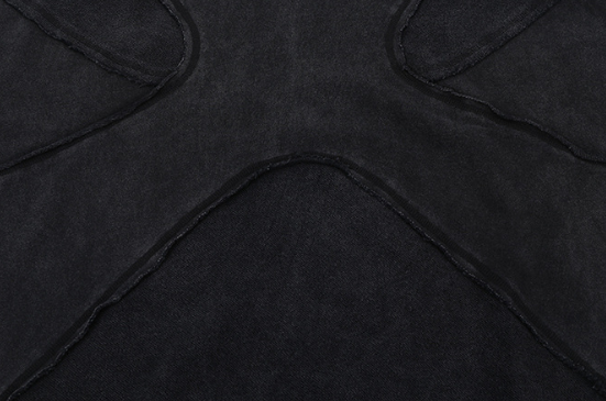 500G 100% Cotton Raw Edge Spliced Hoodie, Oversized Drop Shoulder Vintage Streetwear Pullover Hooded Sweatshirt for Bulk Wholesale
