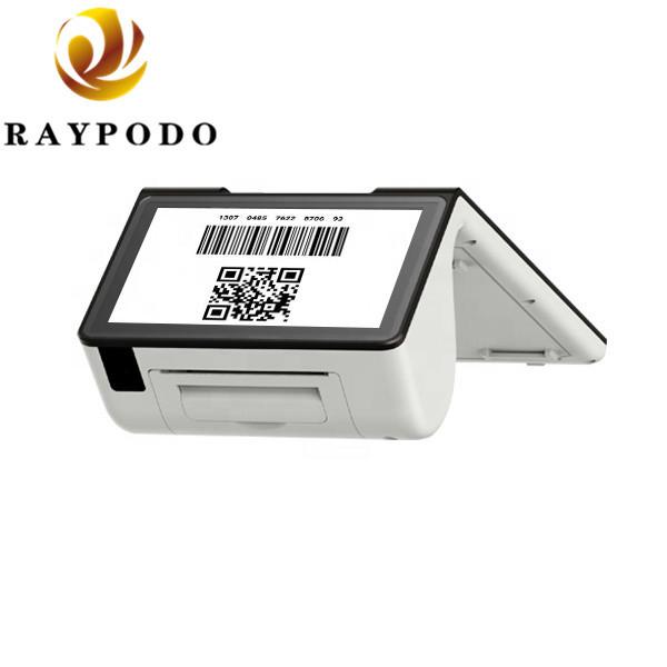 Dual Screen Personal Digital Assistant 7'' POS Terminal With NFC Thermal Receipt Printer