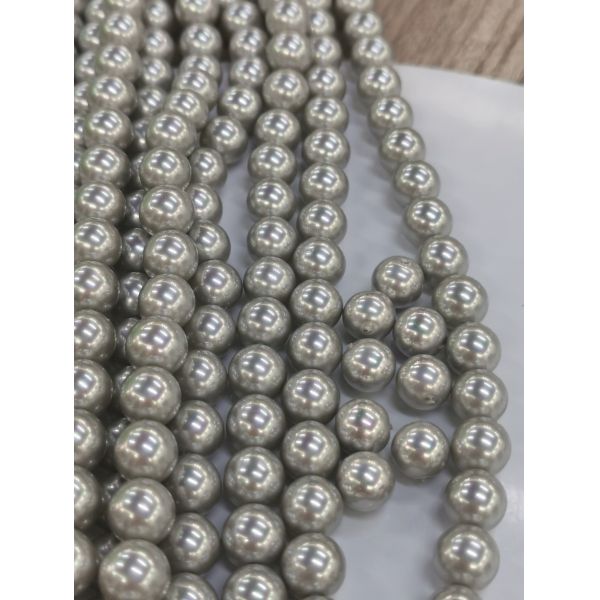 3mm 4mm 6mm 8mm Imitation Glass Pearl Beads Rainbow Color for Jewelry Making