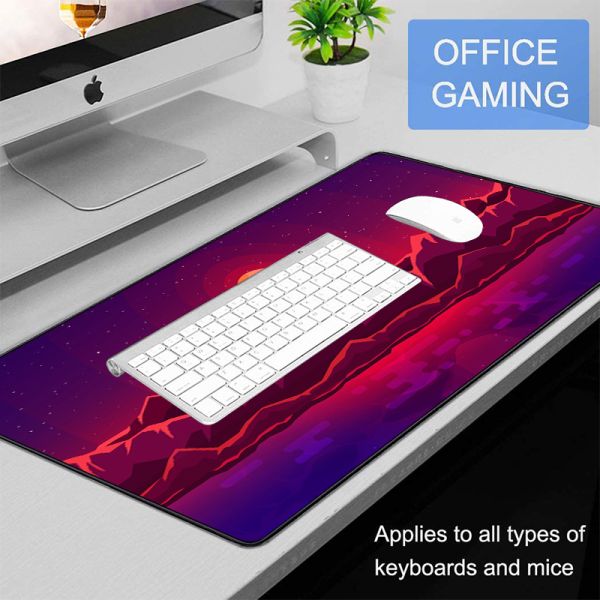 NO Wireless Charging XXL Large Gaming Mousepad with Personalised Sublimation Logo
