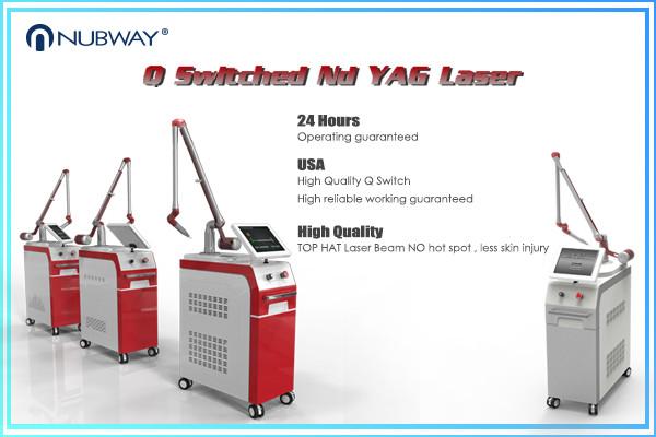 Nubway long pulse nd yag laser tattoo removal q switch 1064 nm 532nm nd yag laser for sale