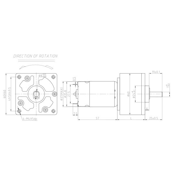 Full Steel Gears big torque 60mm size 12 volt 24 volt 10 rpm small dc gear motors ce rohs