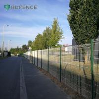 Home Outdoor Decorative Metal 3D Bending Curved Fence Panel Welded Rigid Wire V Mesh Garden Fence