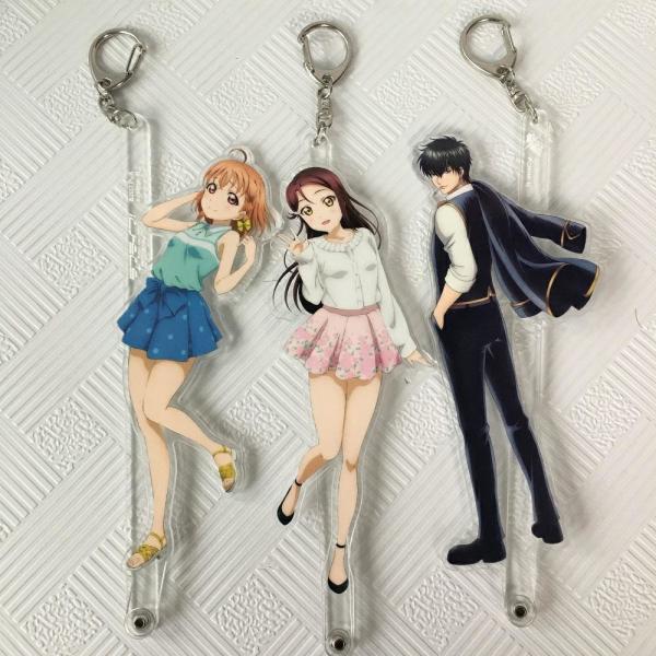 CNC Cut Anime Acrylic Charms UV Printing Attractive Personalized Custom Shaped
