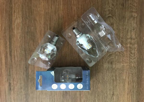 450lm Dimming Led Candle Lights , 4.3w 2700k Light Bulb Crystal E12 Base