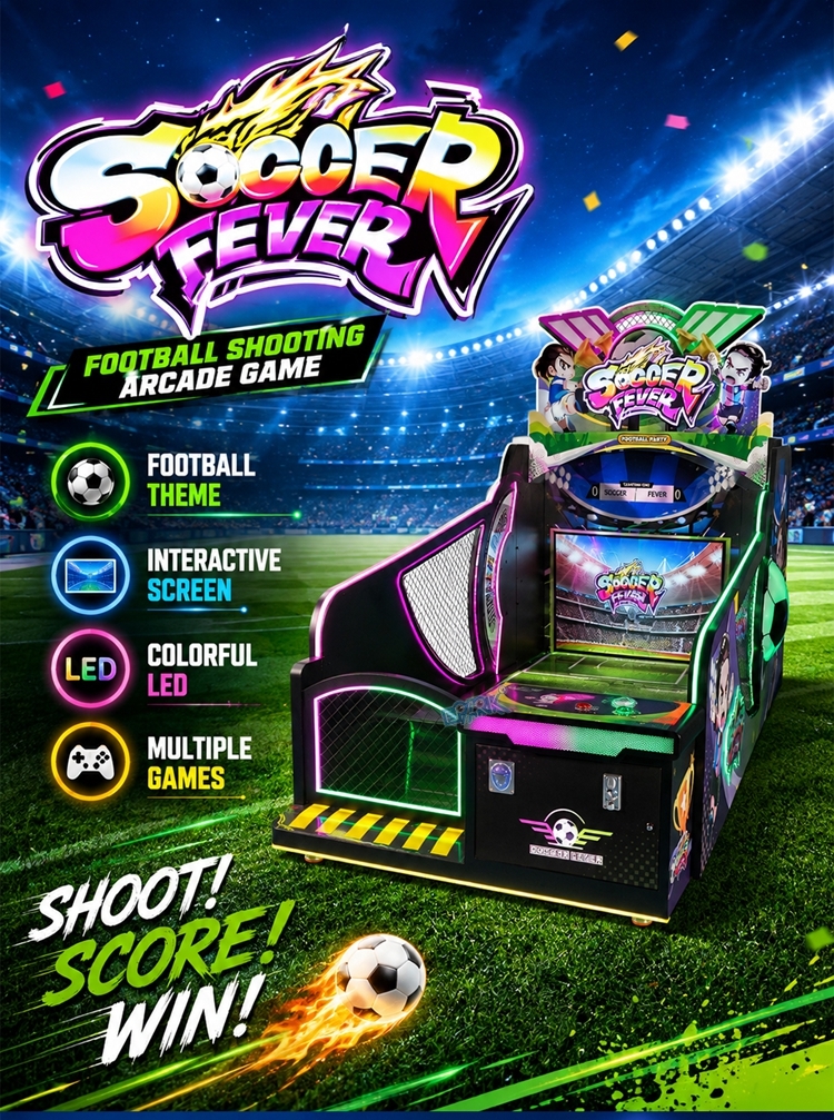 Commercial Soccer Fever Football Game Machine for Arcades