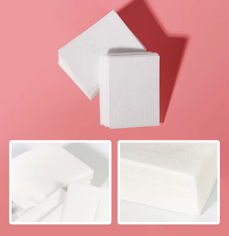 60gsm 80gsm Nail Polish Wipes Disposable Nail Polish Remover Wipes