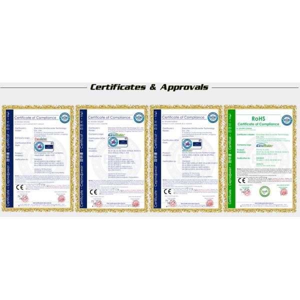 Samsung 72V 8.8Ah Battery 21 Inch Electric Golf Scooter With CE Certificate