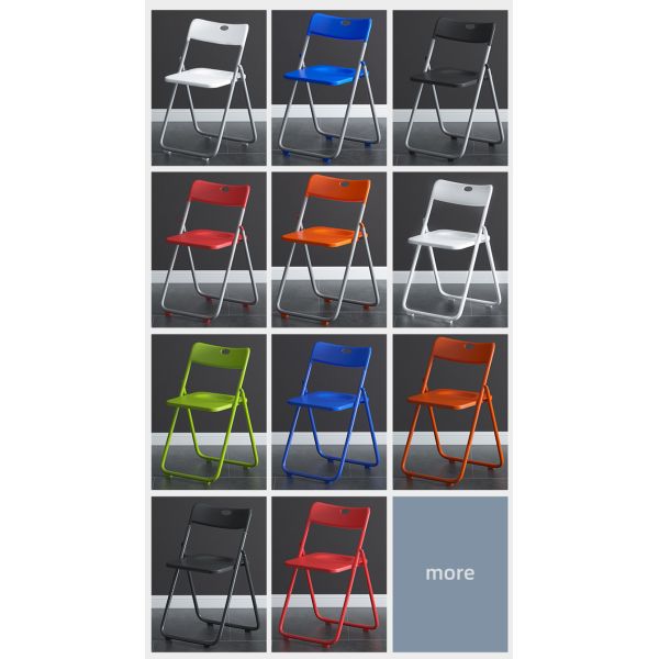 Metal Frame Stackable Folding Plastic Dining Chair for Hotel Outdoor Garden Restaurant