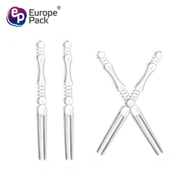 Eco-friendly food grade disposable ps plastic fruits fork