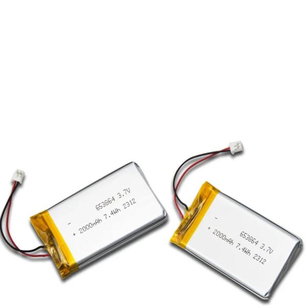 3.7 V 2000mah For Digital Products Medical Devices High Quality Eco-Friendly Lithium Ion Polymer Battery 653864 2000mAh