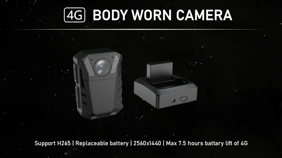 Пригодным для носки несенная телом камера слежения низкой мощности IP67 камеры 4G