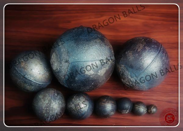 3 3.5 Casting Steel Ball , Forged Steel Grinding Balls For Ball Mill