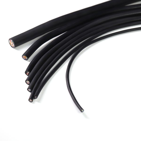 Source factory PUR high flexibility shielded drag chain cable TRVV23456 core industrial robot cable customization